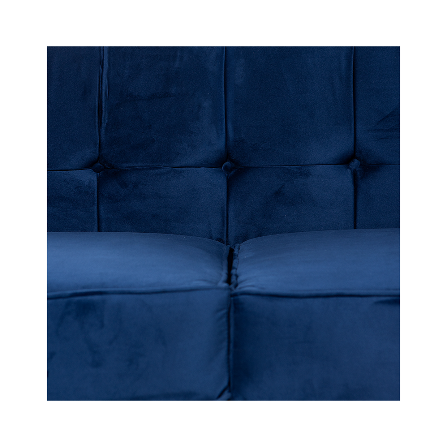 Sofá de 2 plazas terciopelo Oscar - Azul - Tugow