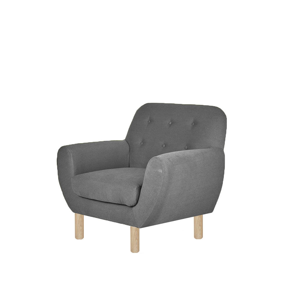 Sillón Nora - Gris Oxford - Tugow