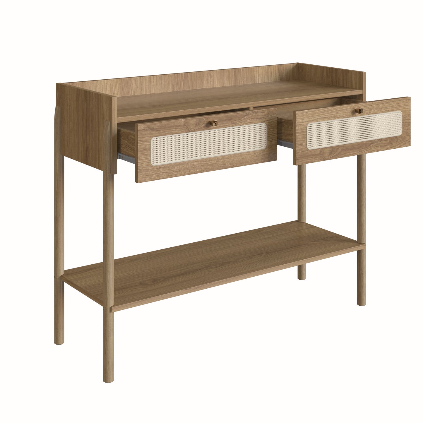 Consola Ananda - Beige y Madera - Tugow