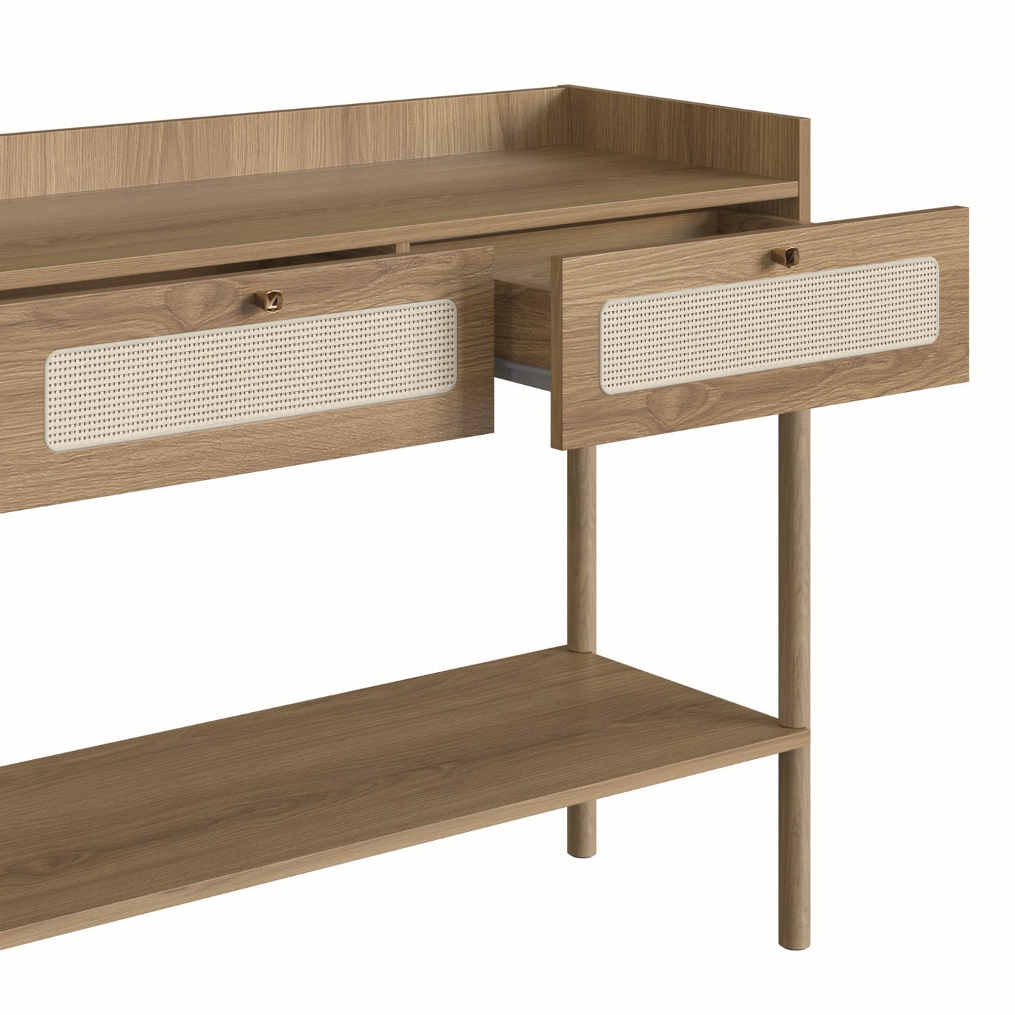 Consola Ananda - Beige y Madera - Tugow