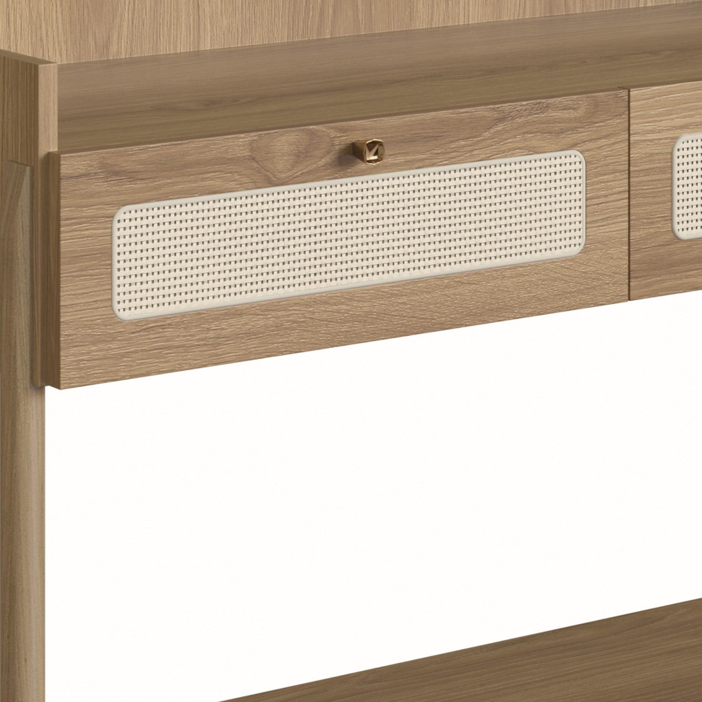 Consola Ananda - Beige y Madera - Tugow