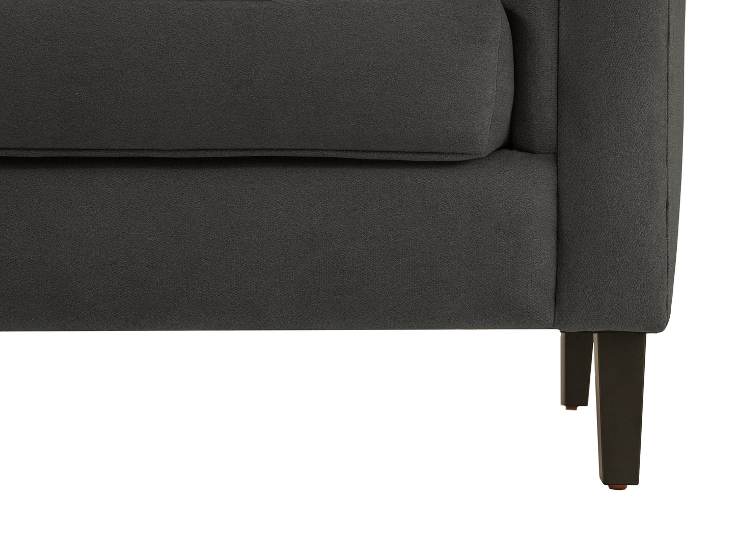 Sillón Tova- Tipo Gamuzado Gris Oxford