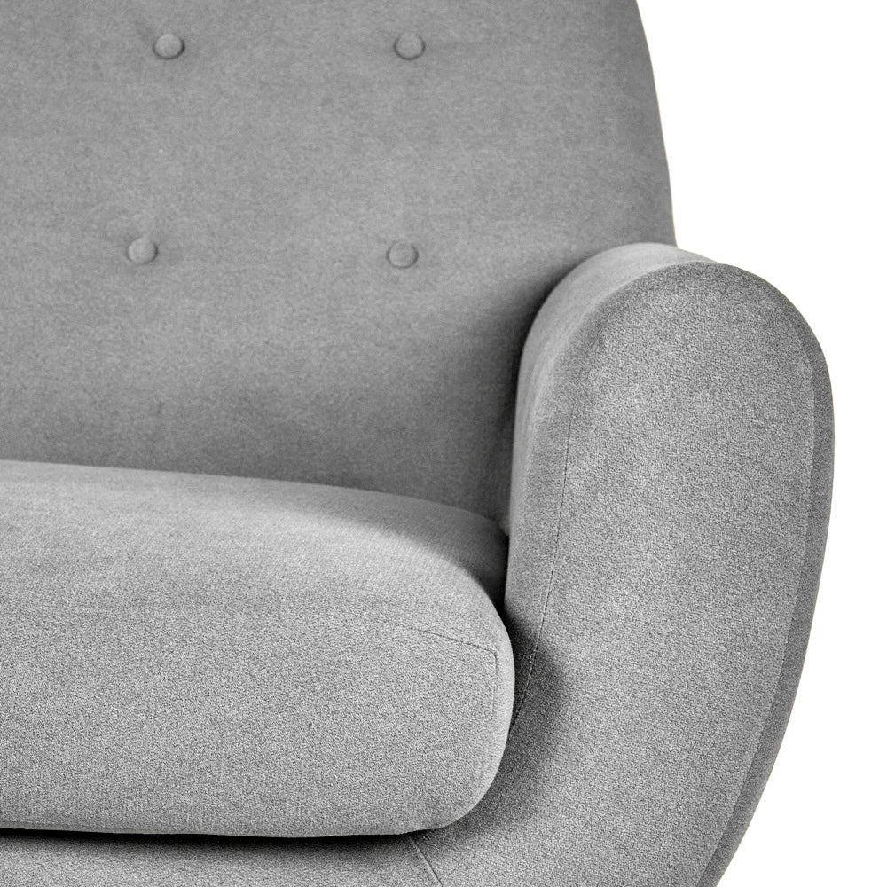 Sillón Nora - Gris Plata - Tugow