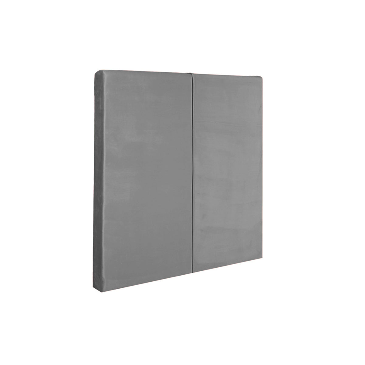 Juego de 2 paneles para cabecera modular individual Lunaria - Gris Obscuro - Tugow