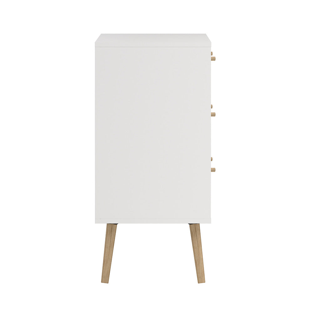 Cajonera Bodo - Blanco y Roble - Tugow