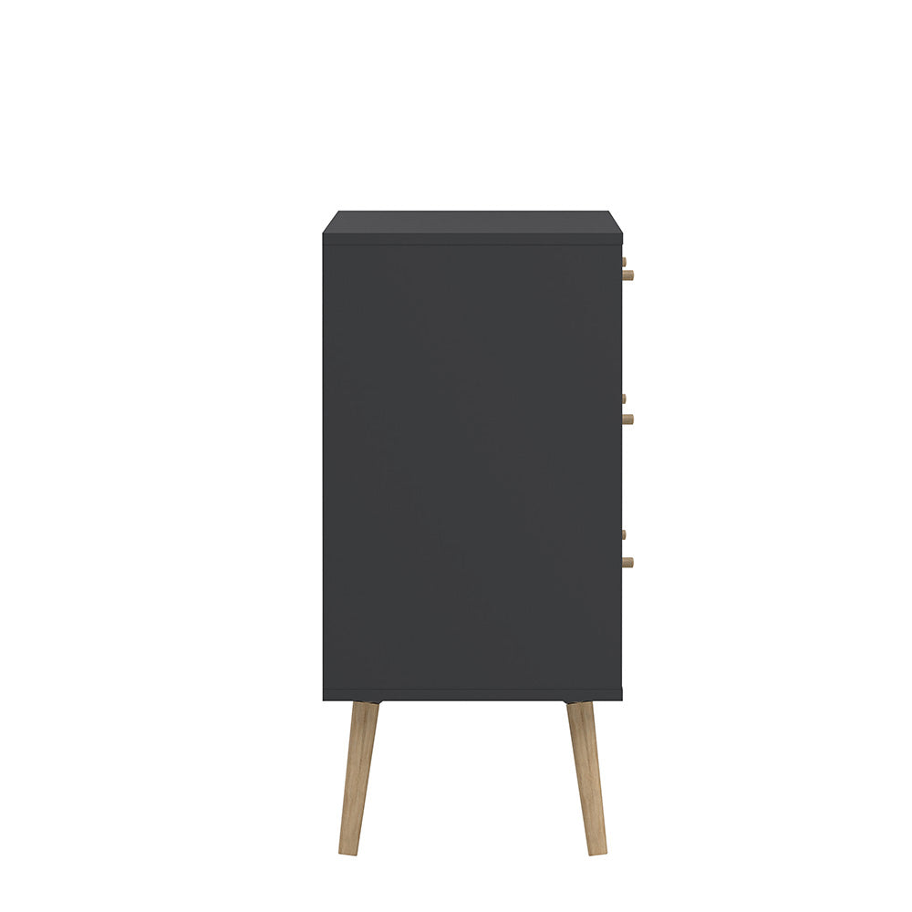 Cajonera Bodo - Gris y Roble - Tugow