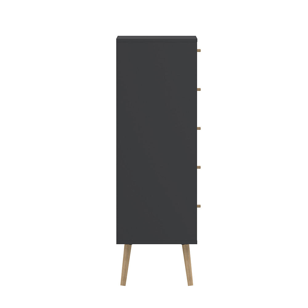 Cajonera Bodo - Gris y Roble - Tugow