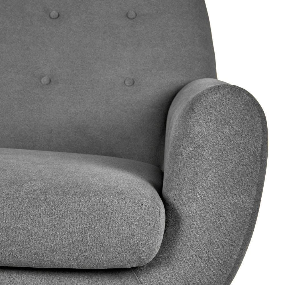 Sillón Nora - Gris Oxford - Tugow