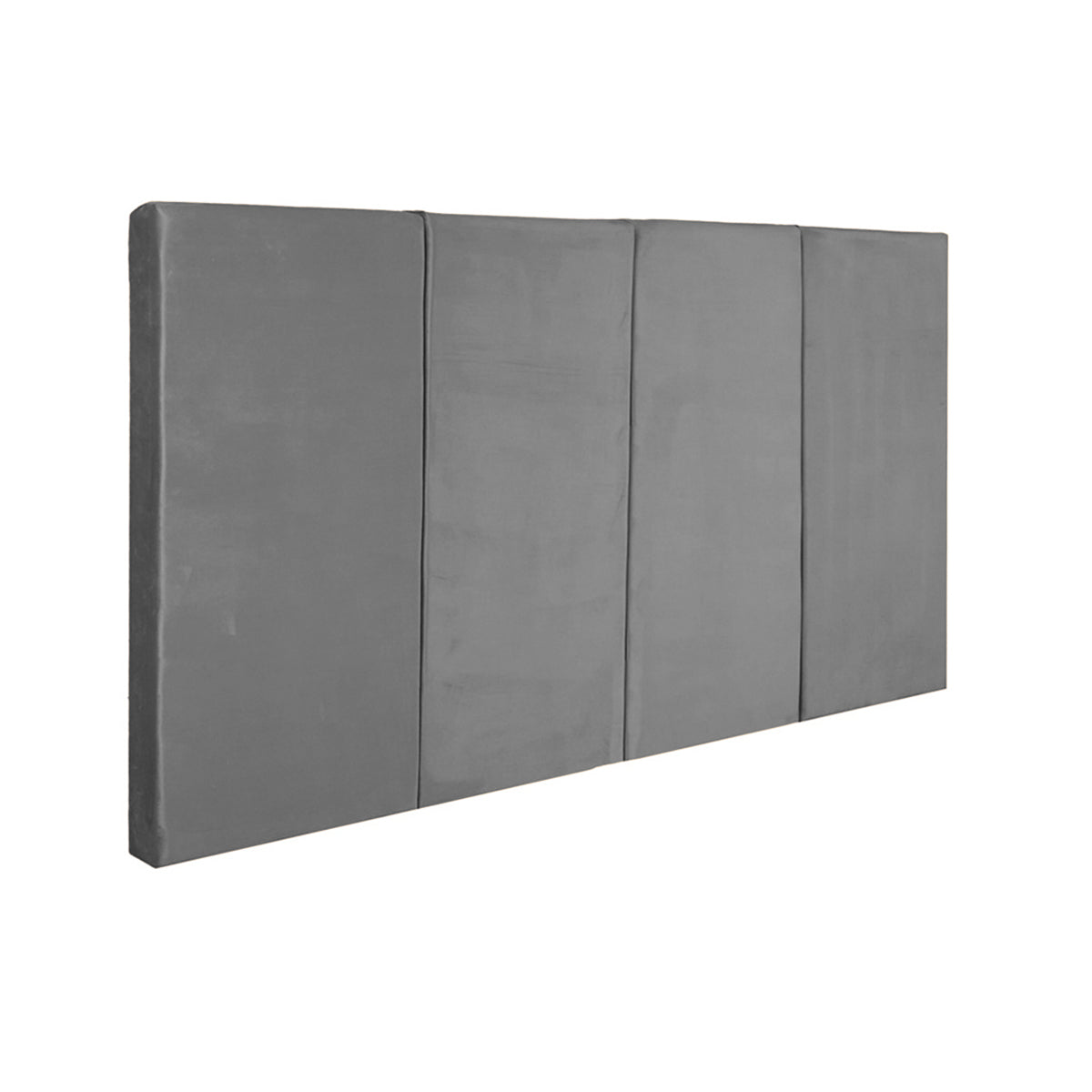 Juego de 4 paneles para cabecera modular King Size Lunaria - Gris Obscuro - Tugow