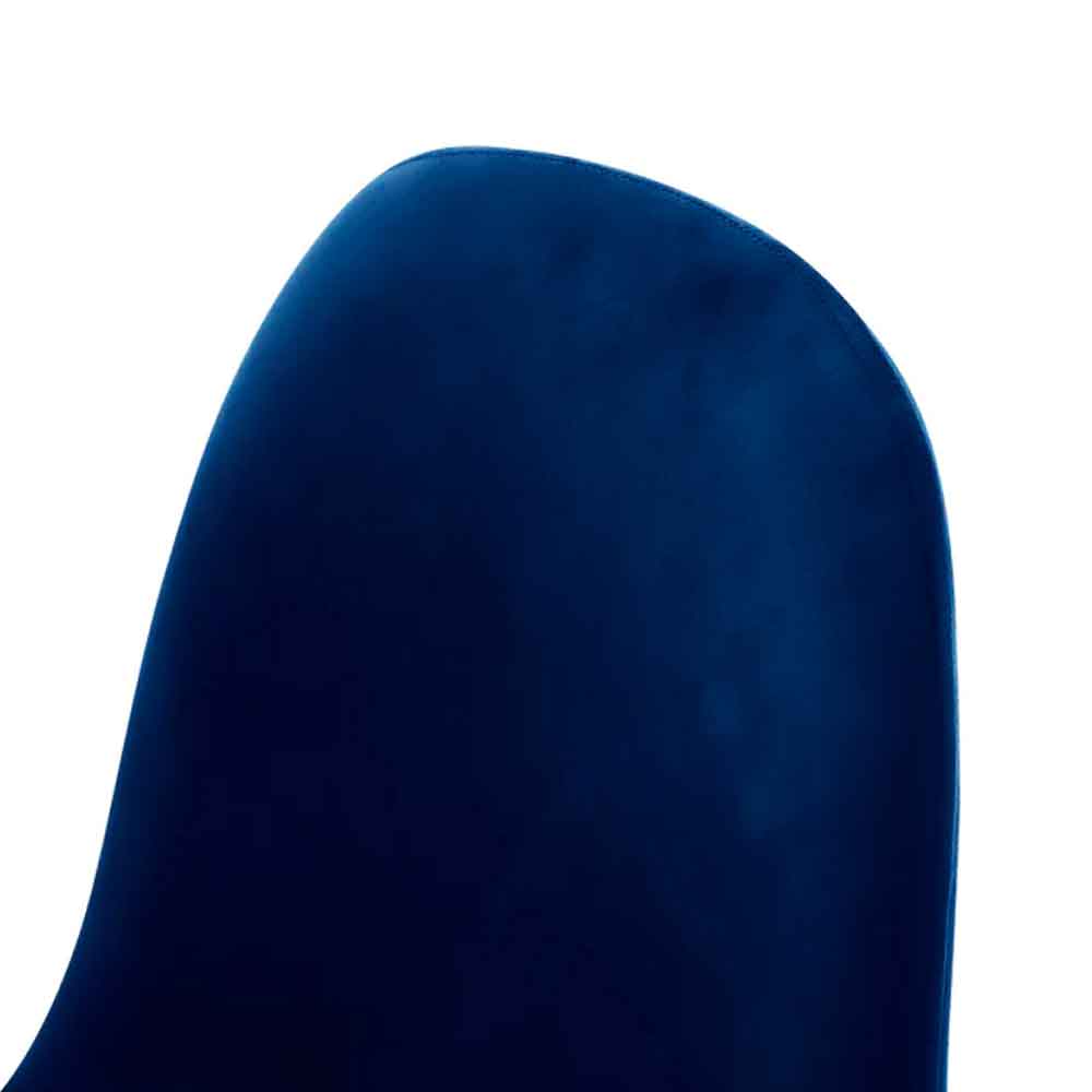 Silla terciopelo Oxford - Azul y Negro - Tugow