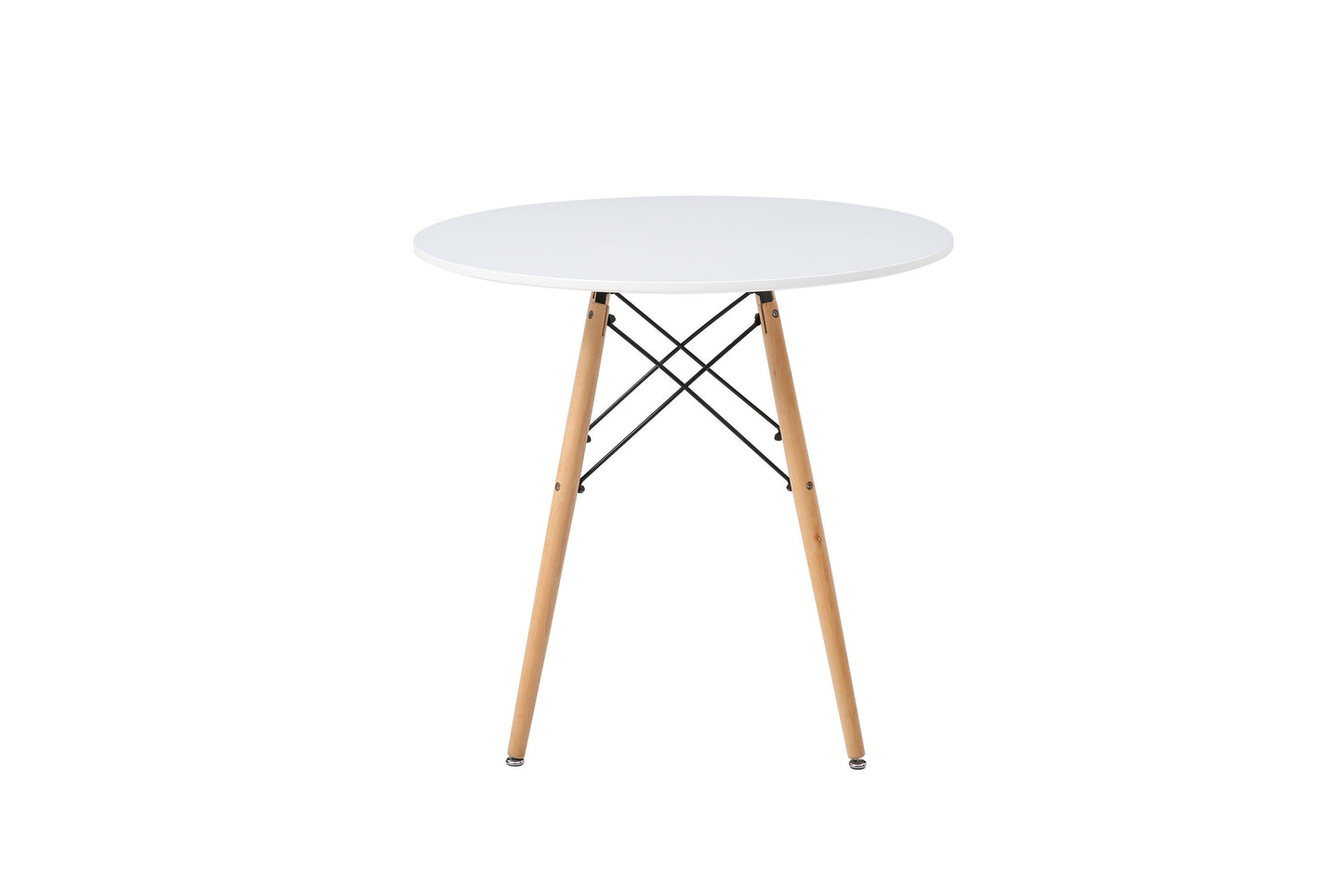 Comedor Munich con 4 sillas Oxford - Blanco y Gris - Tugow