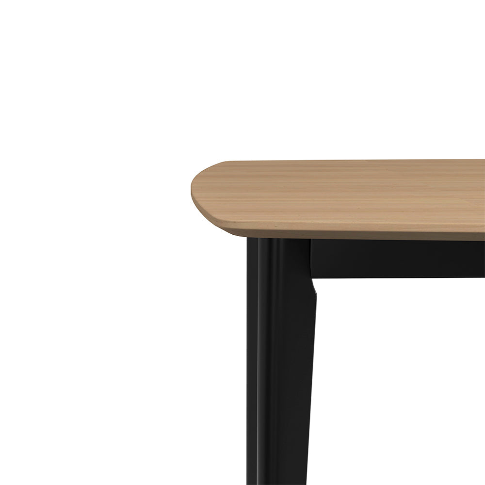 Comedor Aegon con 4 sillas - Negro, Madera, Gris - Tugow