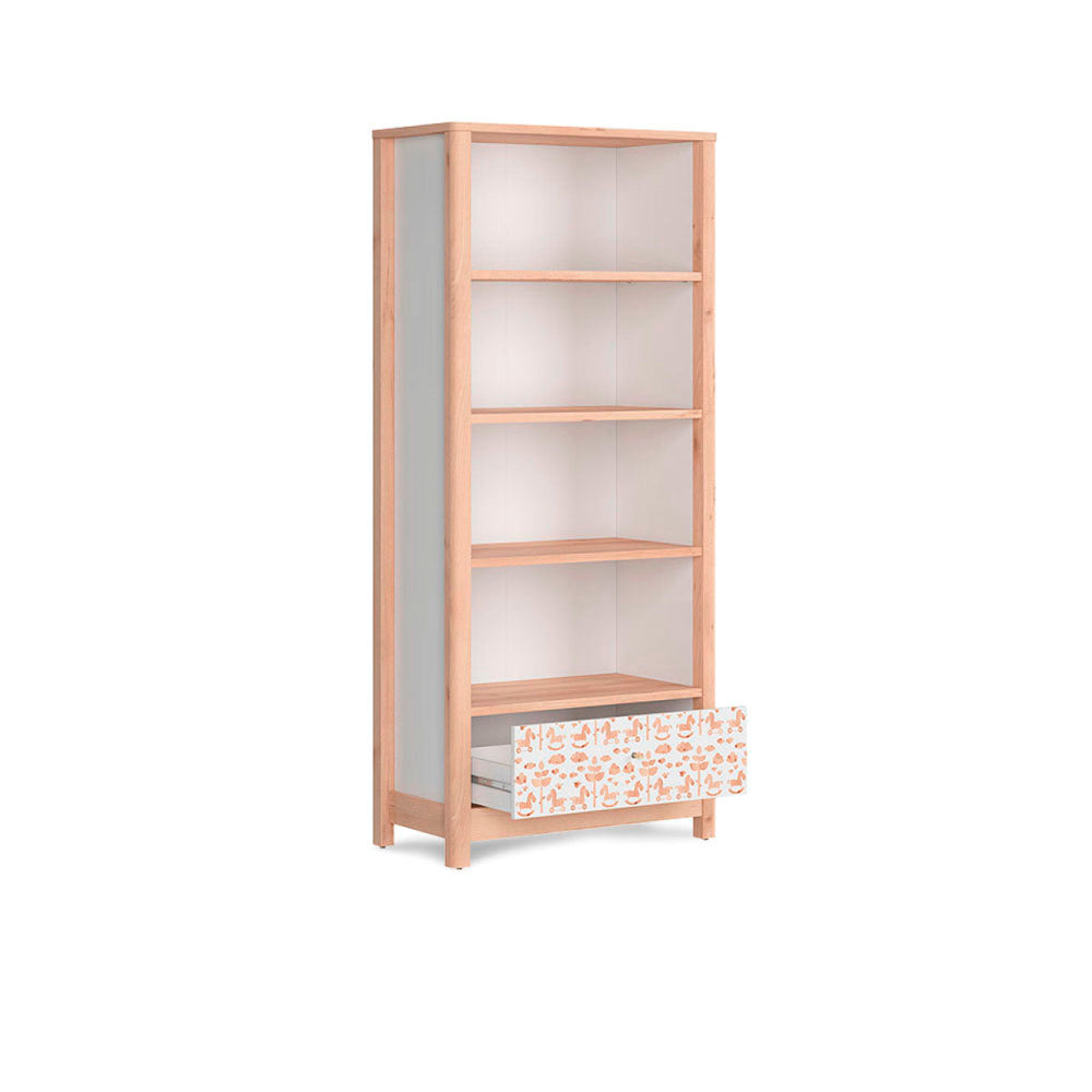 Librero Altair - Color Madera y Blanco - Tugow