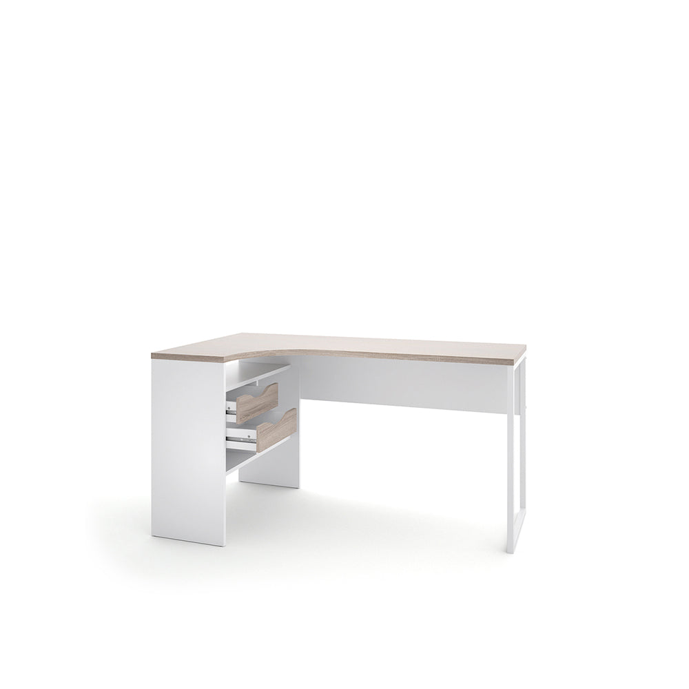 Escritorio Aramis - Color Madera y Blanco - Tugow