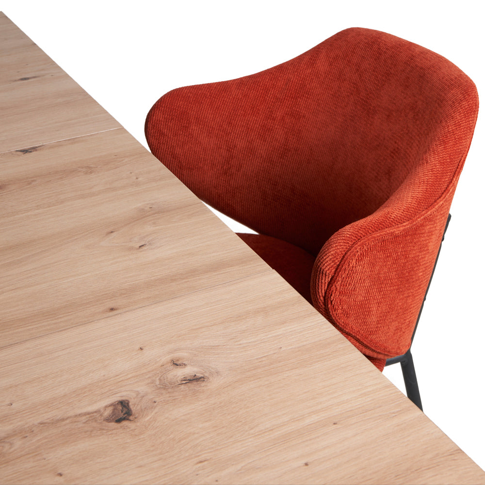 Mesa Aran Madera con 4 Sillas Suanna Roja - Tugow