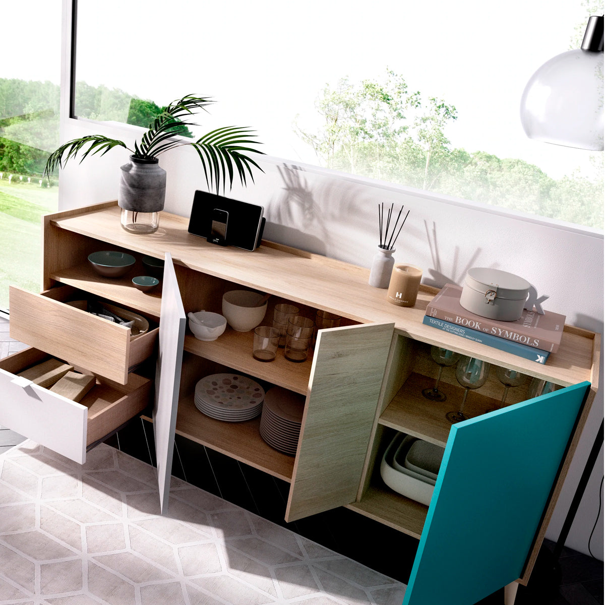 Credenza Arlequin - Multicolor - Tu Gow