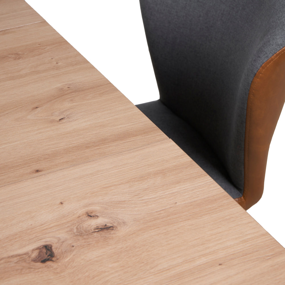 Mesa Aran Madera con 4 Sillas Vigo Gris y Café - Tugow