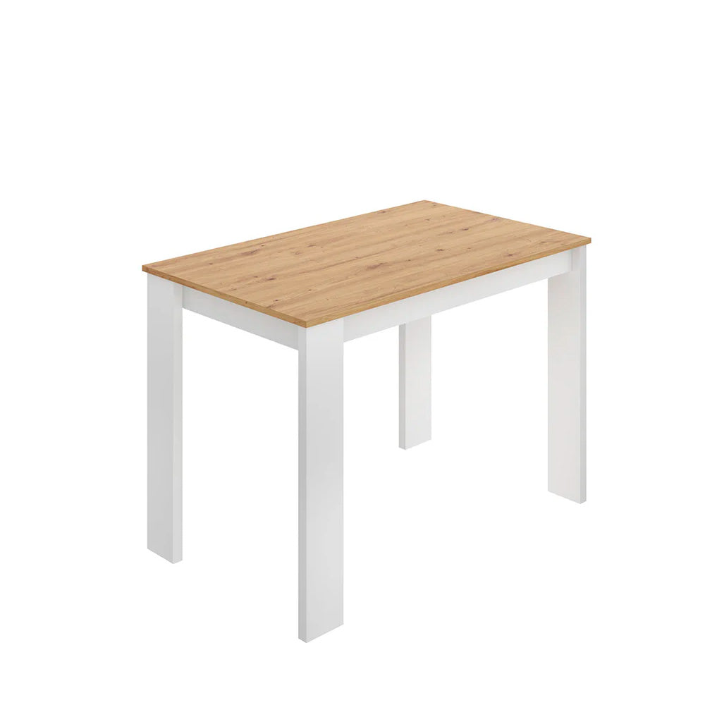 Mesa auxiliar Aspen - Blanco y Color madera - Tugow