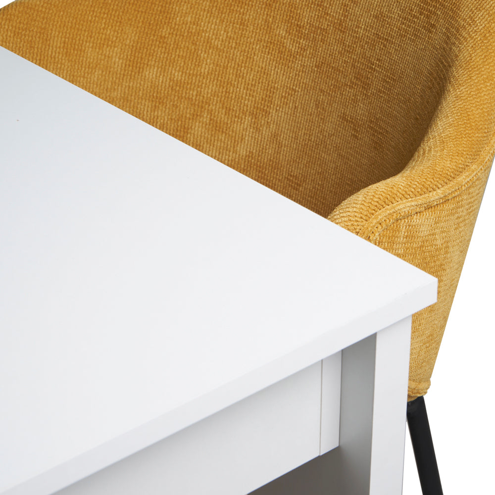Mesa Aspen con 4 Sillas Suanna Mostaza - Tugow