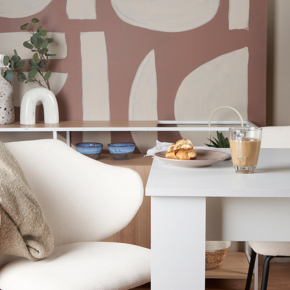 Mesa Aspen con 4 Sillas Suanna Beige - Tugow