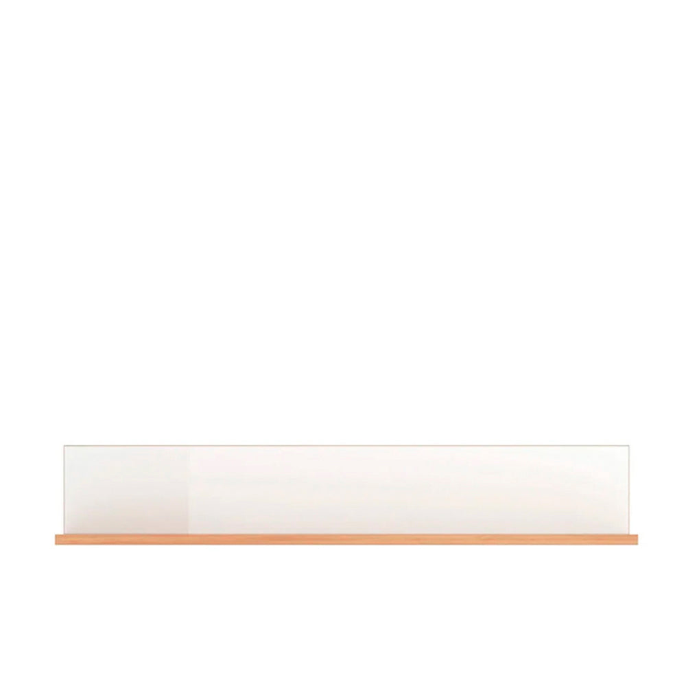 Repisa Asteria - Blanco Brillante y Color Madera - Tugow