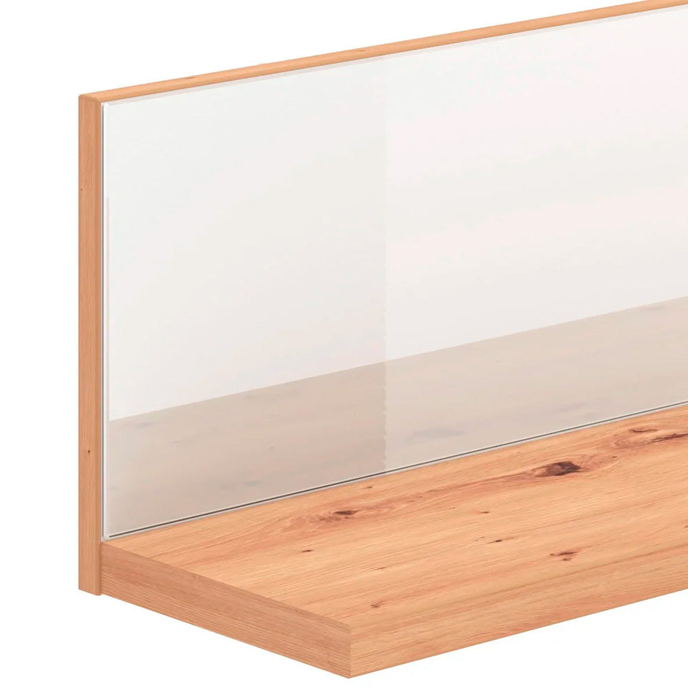 Repisa Asteria - Blanco Brillante y Color Madera - Tugow