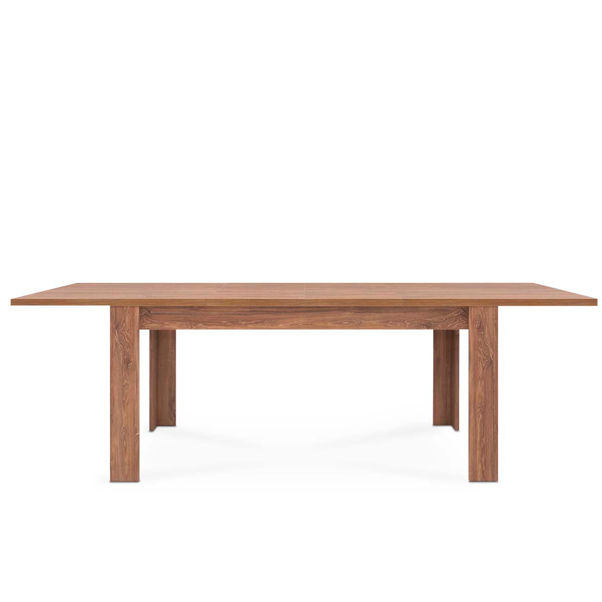 Mesa roble cognac con 2 extensiones incluidas - Tu Gow
