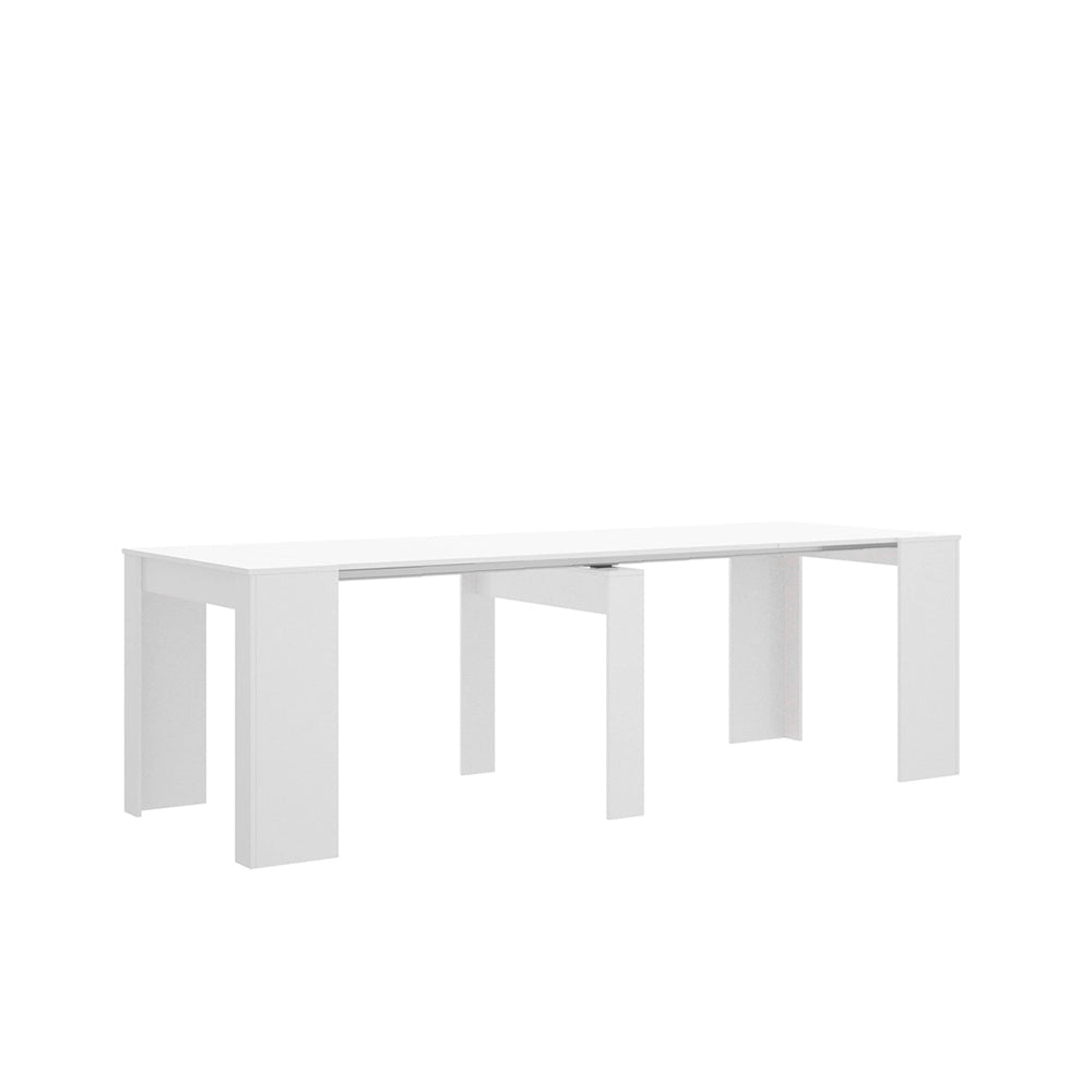 Mesa de comedor extensible Bahia - Blanco - Tugow