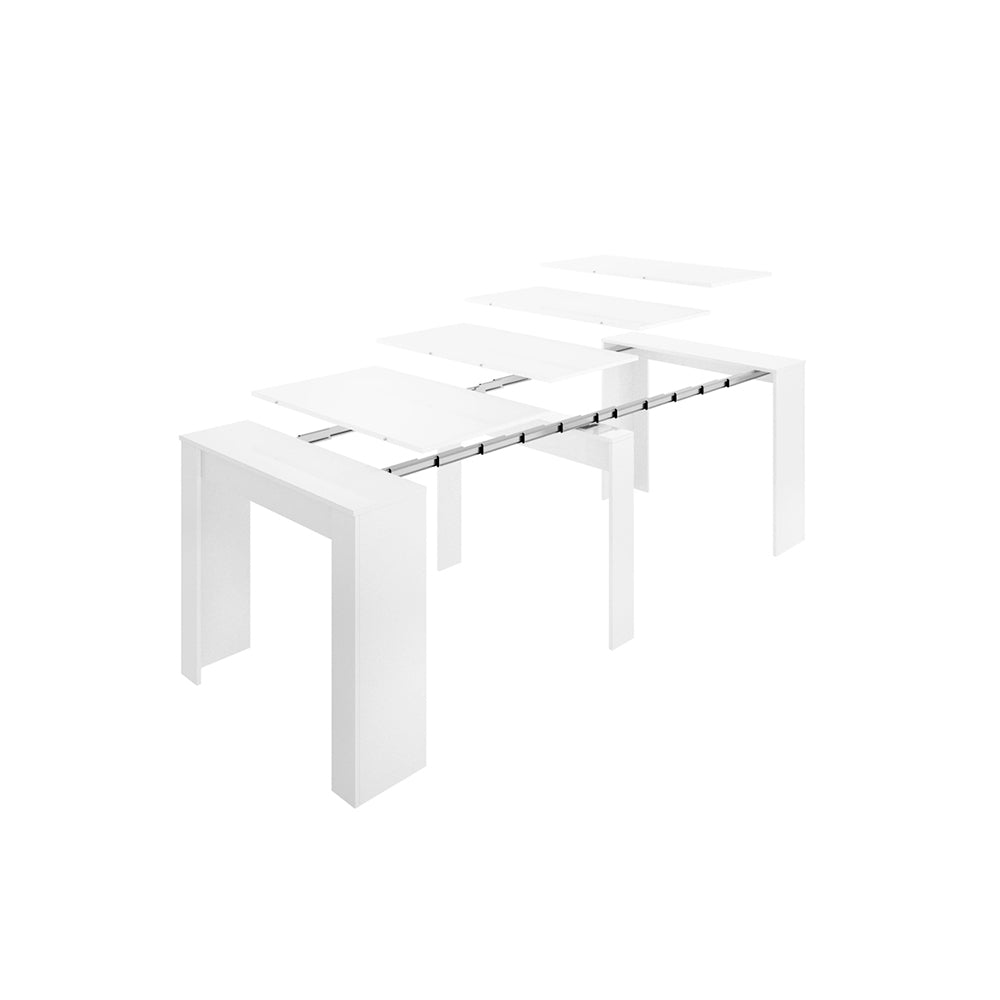 Mesa de comedor extensible Bahia - Blanco - Tugow