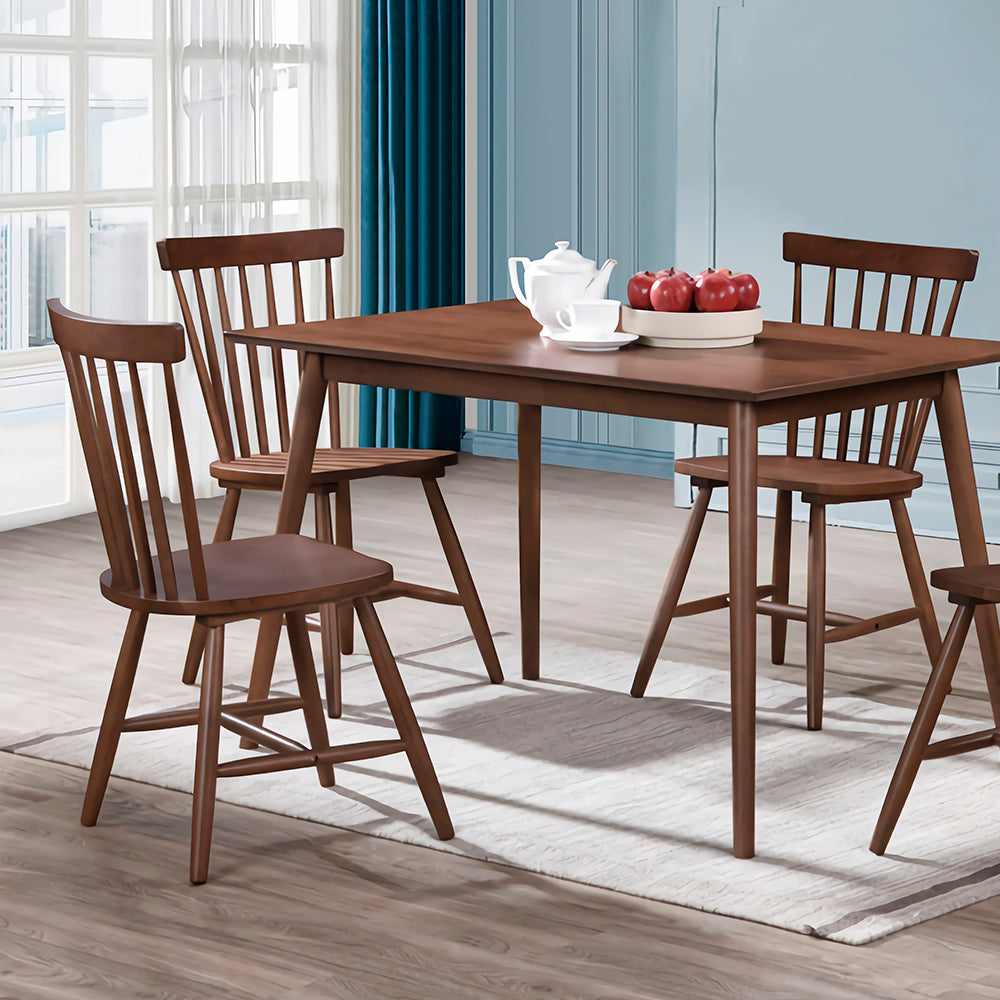 Comedor Batilda con 4 sillas - Nogal - Tugow