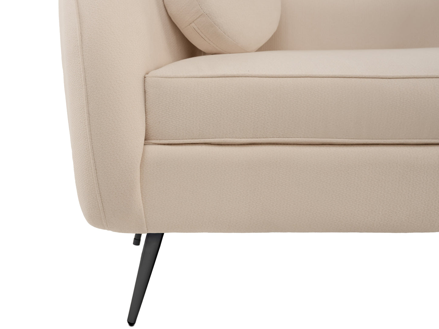 Sofá de 2 plazas Giulia - Chenille Crema