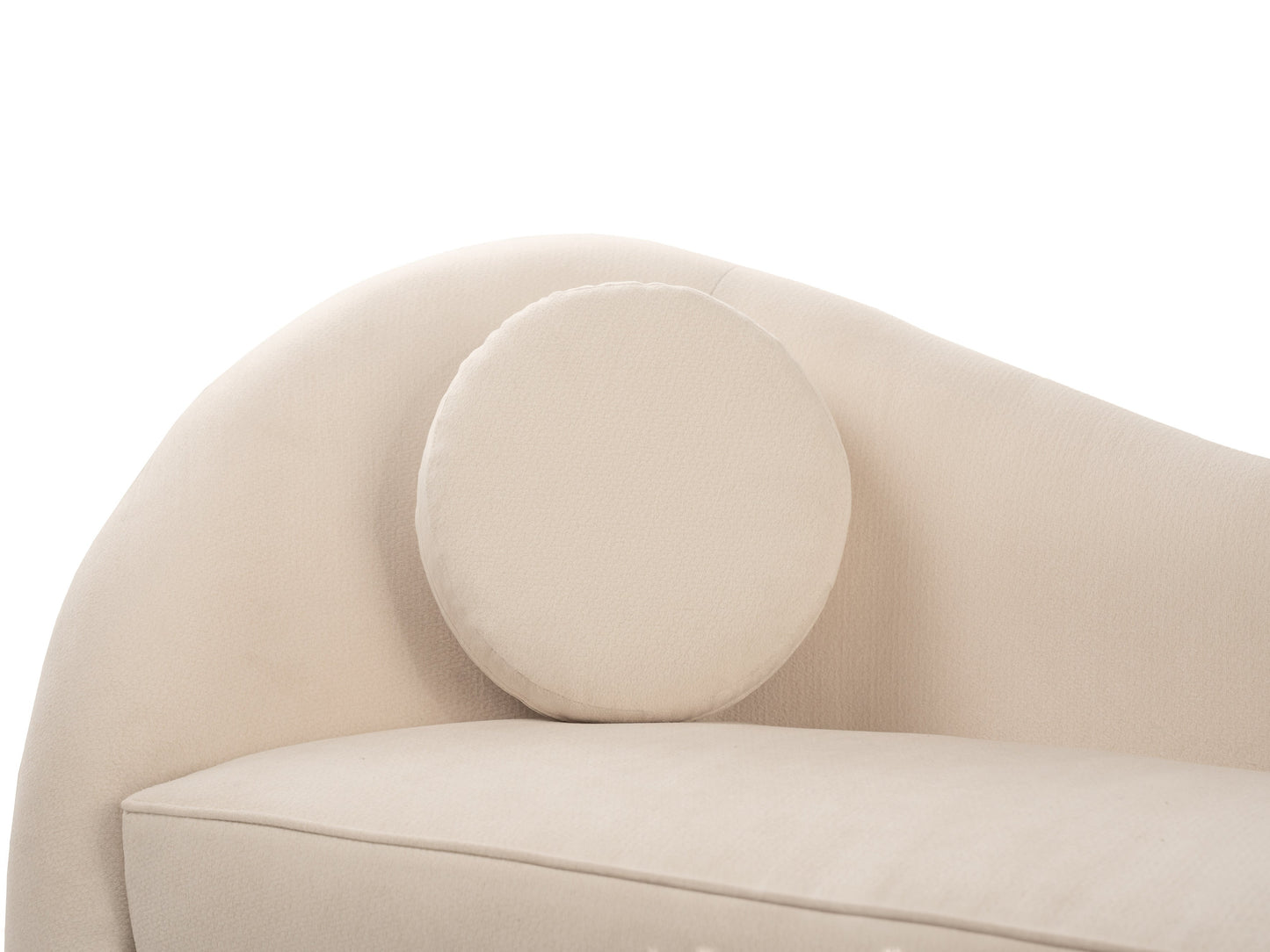 Sofá de 3 plazas Giulia - Chenille Crema