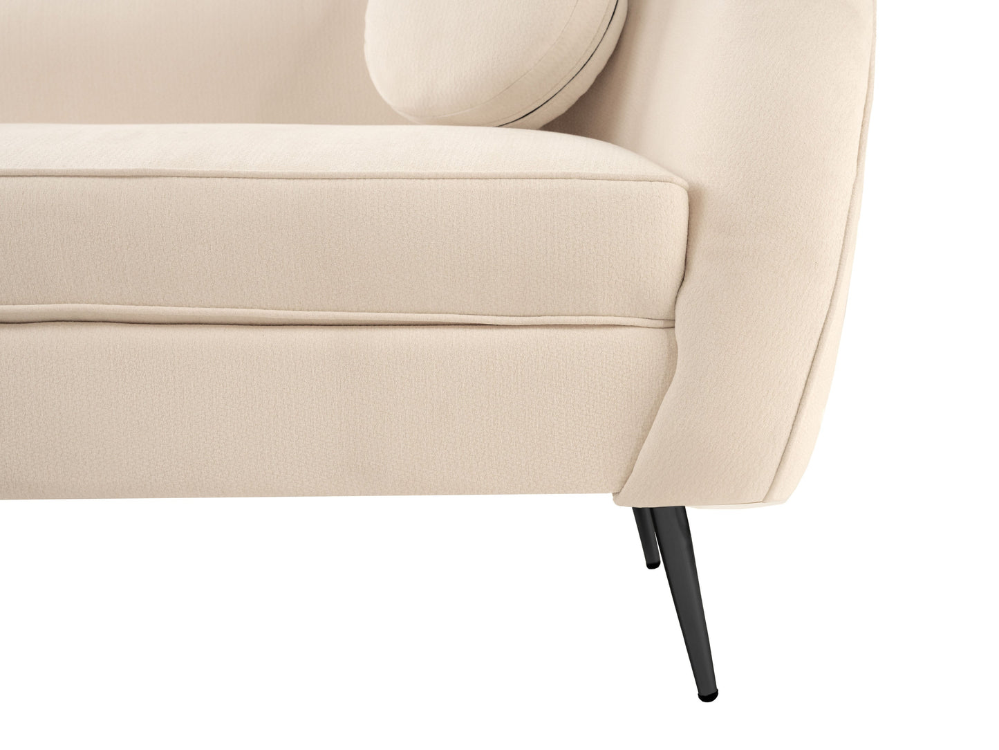 Sofá de 3 plazas Giulia - Chenille Crema