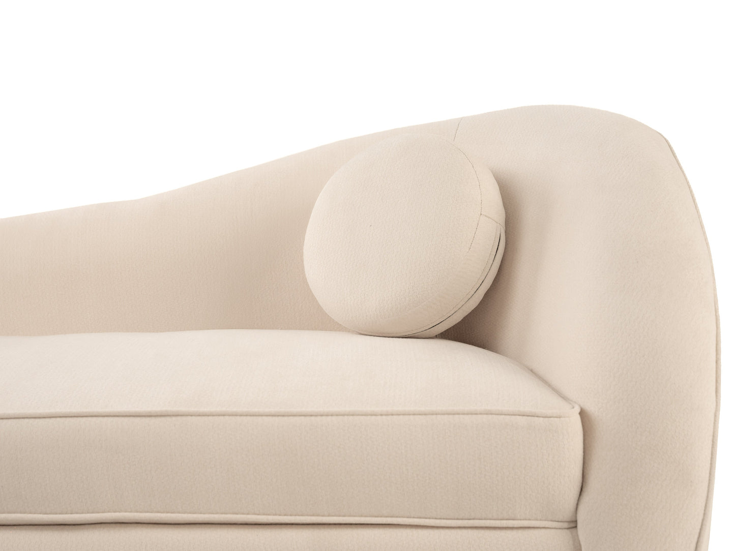 Sofá de 3 plazas Giulia - Chenille Crema
