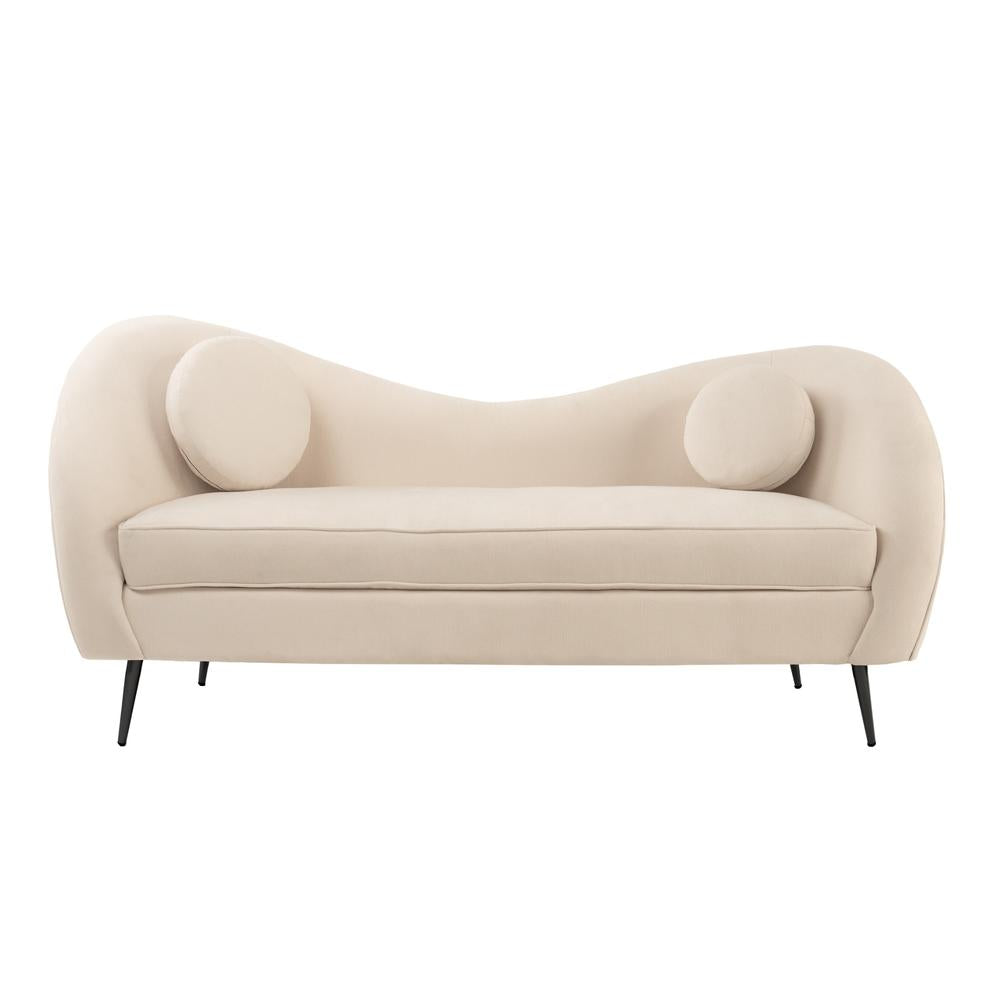 Sofá de 3 plazas Giulia - Chenille Crema