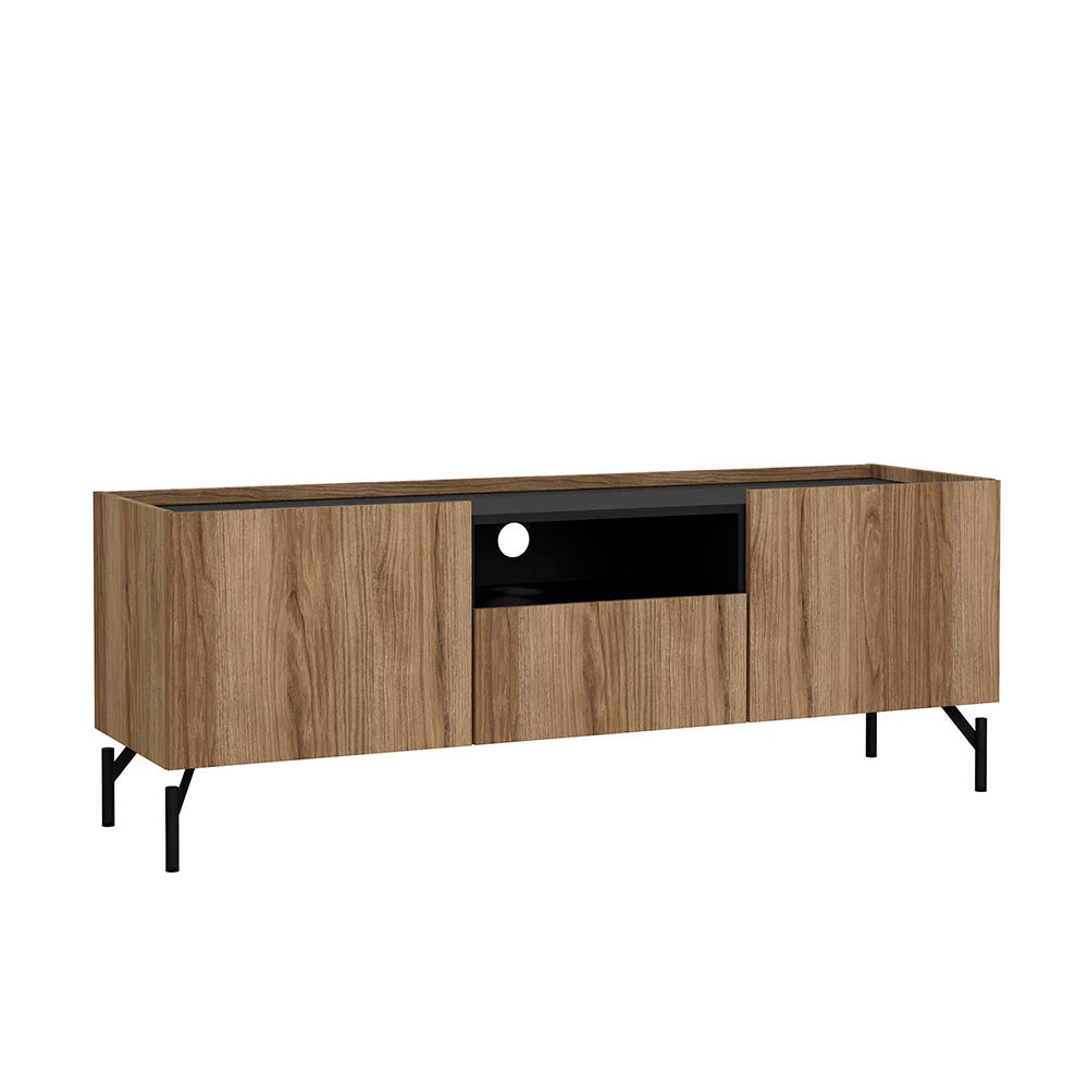 Mueble para TV Bergen- Roble y Negro - Tugow
