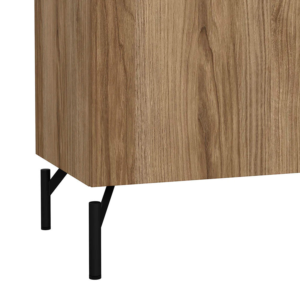 Mueble para TV Bergen- Roble y Negro - Tugow