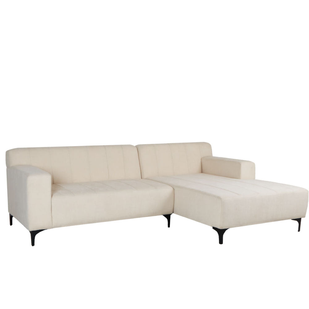 Sofá escuadra Derecha Blumen Beige - Tugow