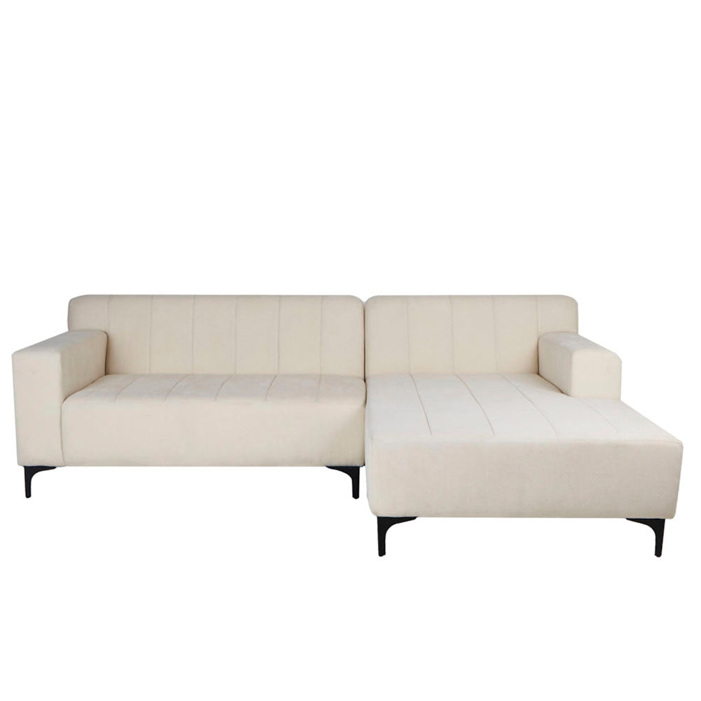 Sofá escuadra Derecha Blumen Beige - Tugow