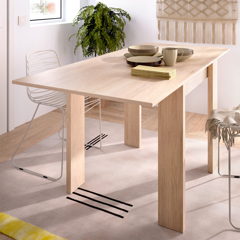 Mesa auxiliar extensible Bok - Roble - Tugow