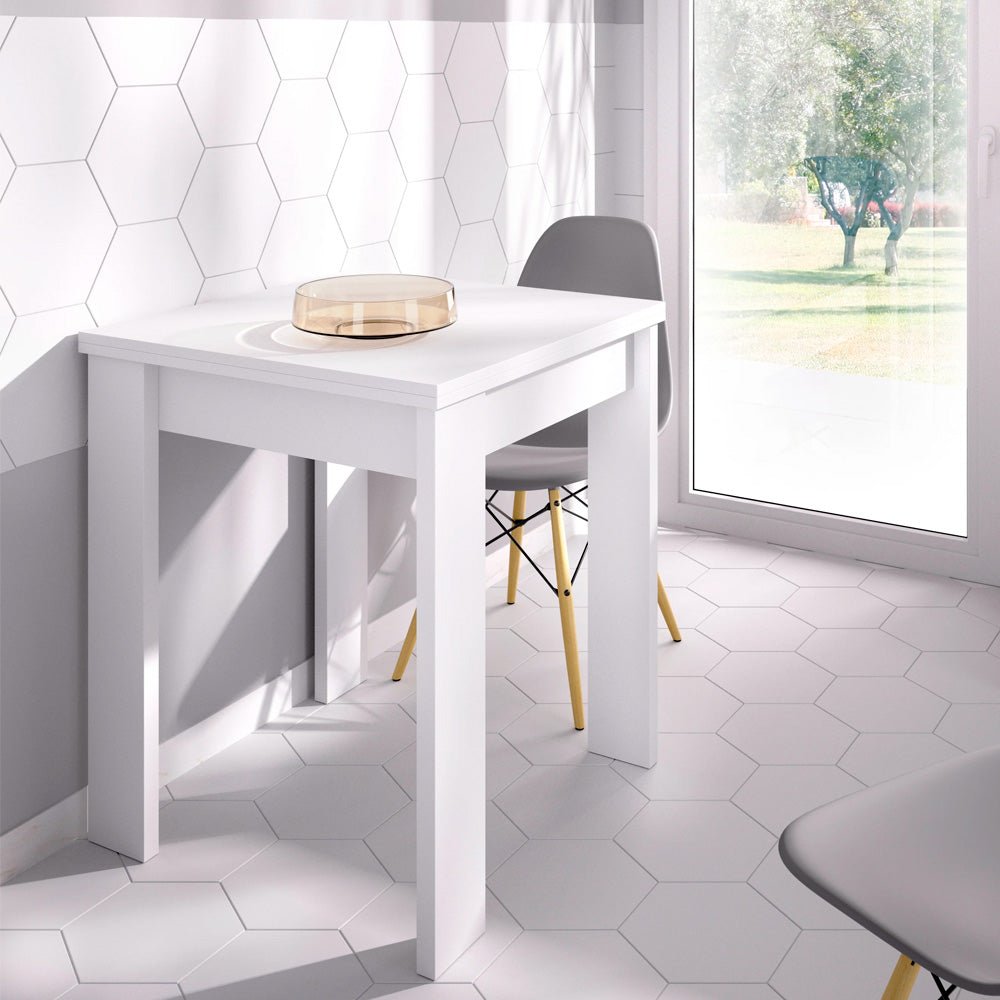 Mesa auxiliar extensible Bok - Blanco - Tugow