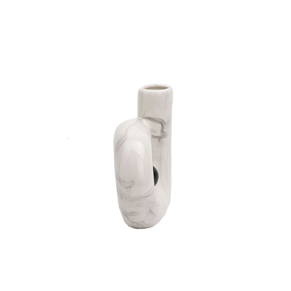 Base decorativa Poppy - Blanco y Negro - Tugow