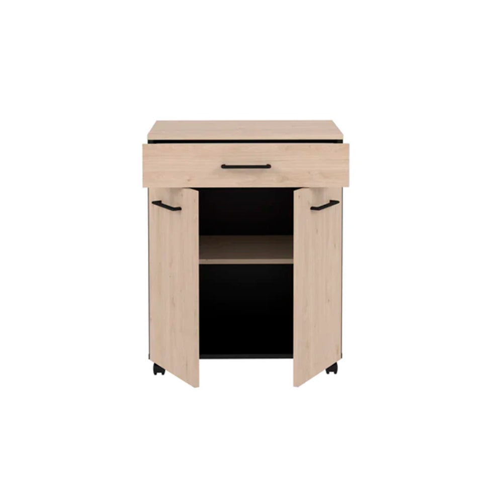 Alacena Lanister - Color Madera y Negro - Tugow