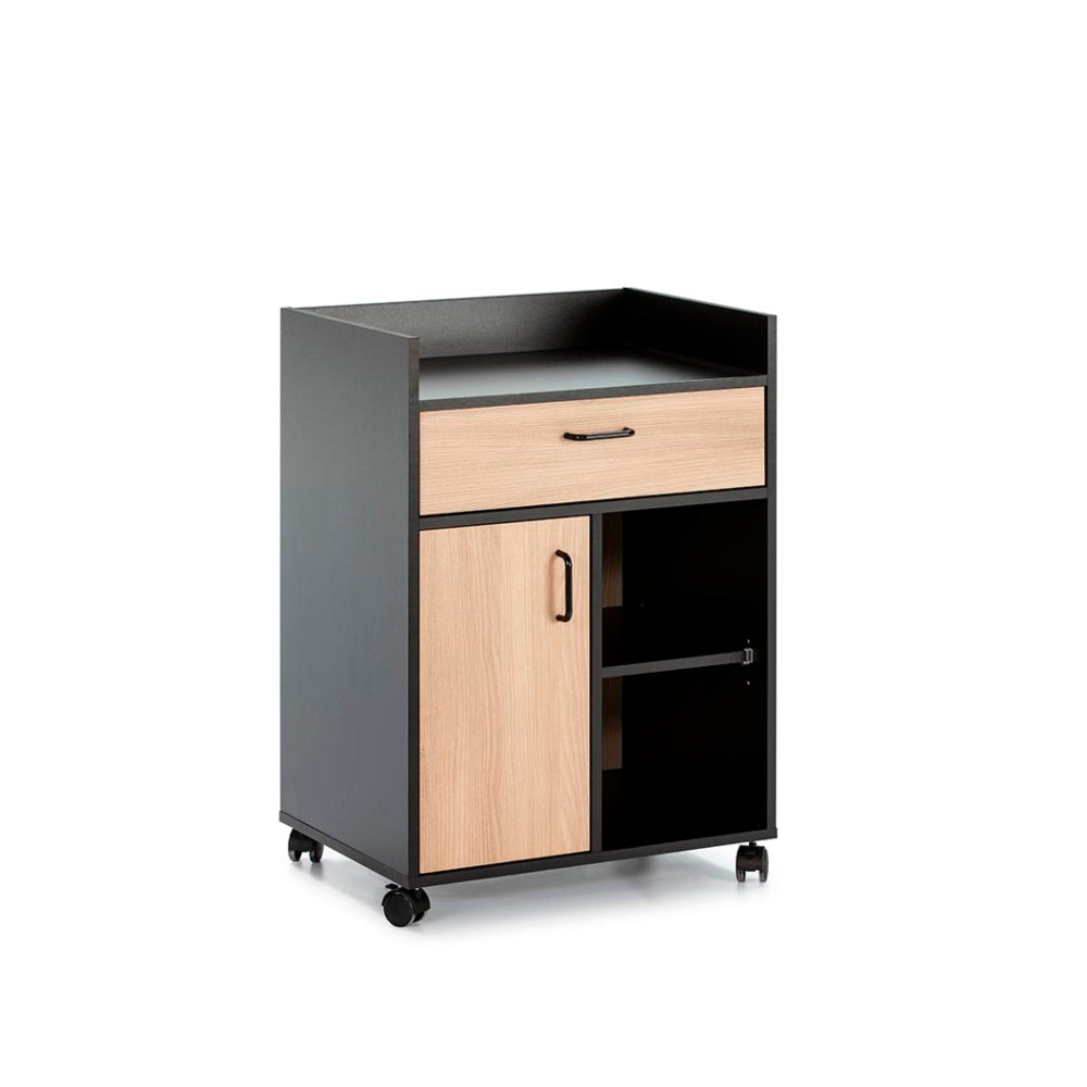 Alacena Debra - Color Madera y Negro - Tugow