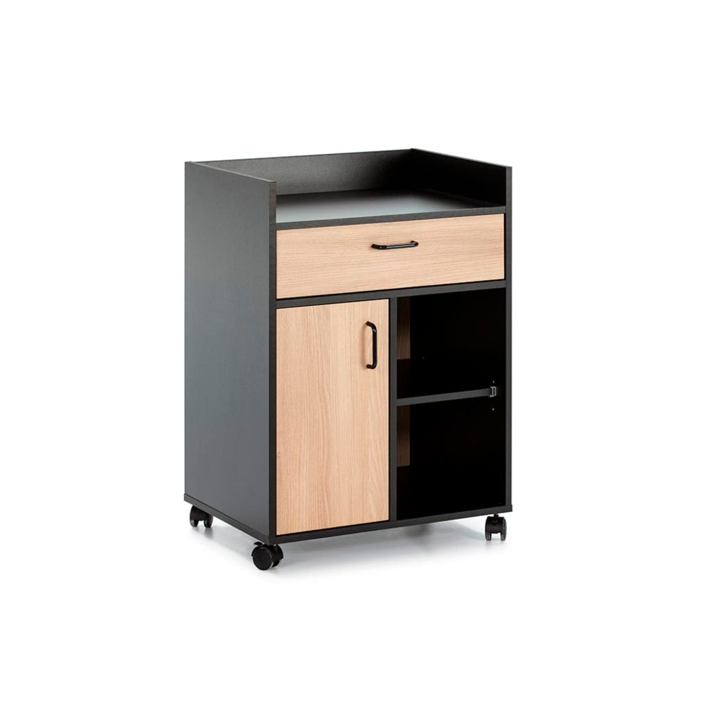 Alacena Debra - Color Madera y Negro - Tugow