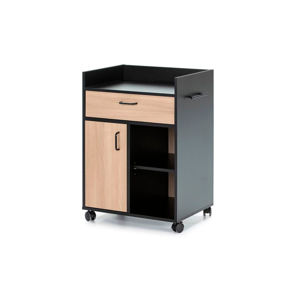 Alacena Debra - Color Madera y Negro - Tugow