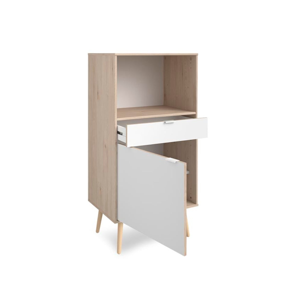 Alacena Masha - Color Madera y Blanco - Tugow