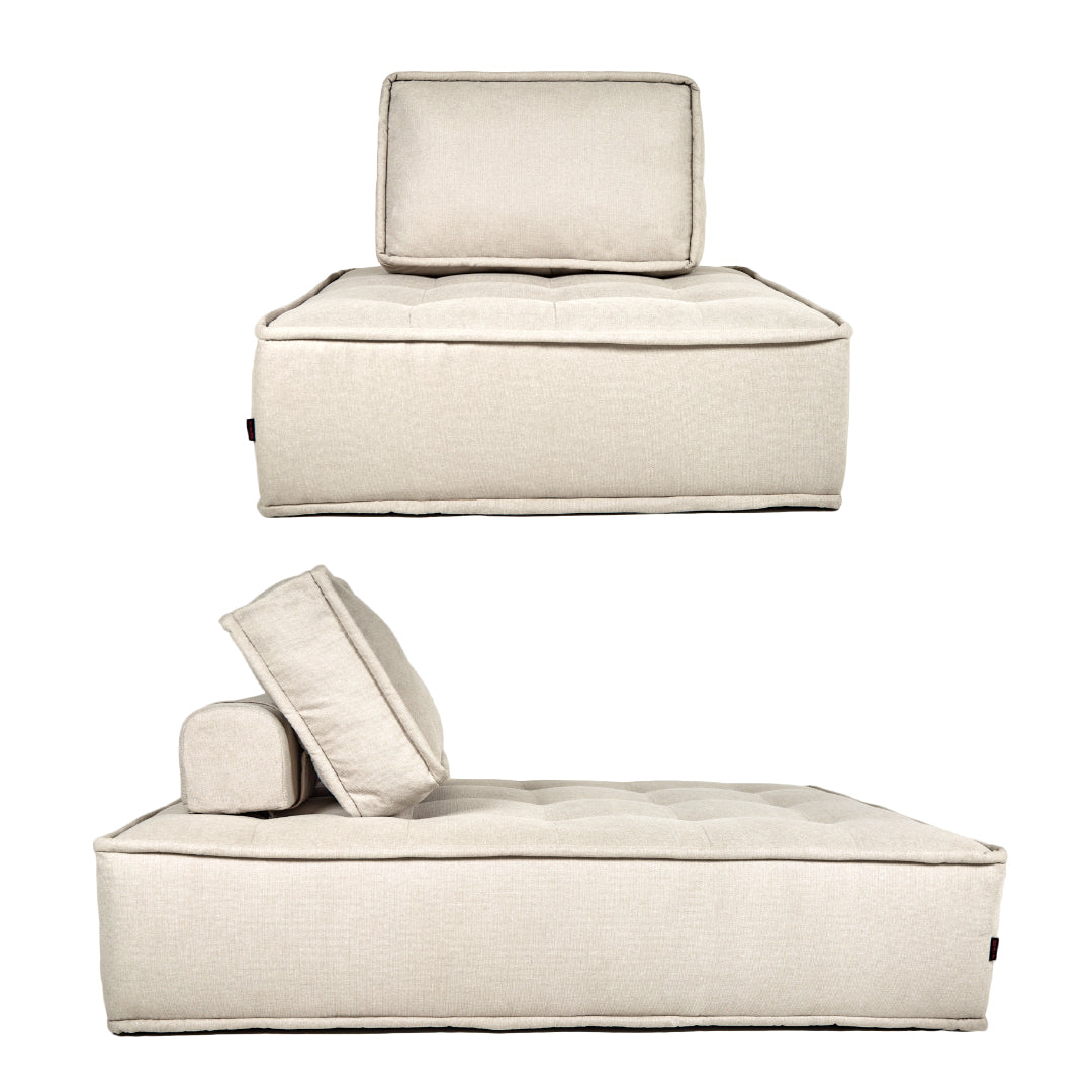 Set Sillones de 1 y 2 plazas Mood - Beige - Tugow