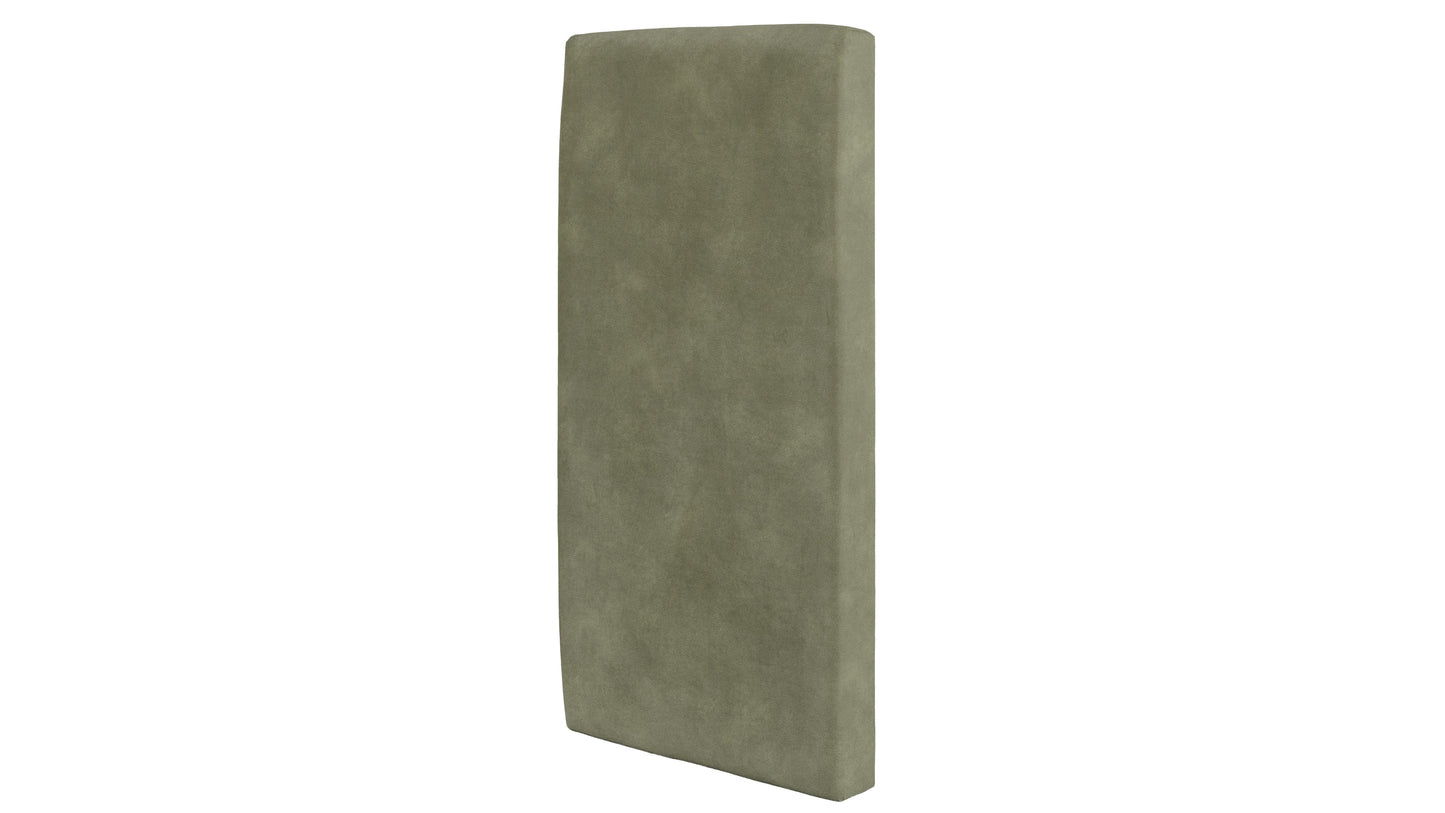 Panel Para Cabecera Modular Lunaria - Tela Tipo Gamuzado Verde Olivo