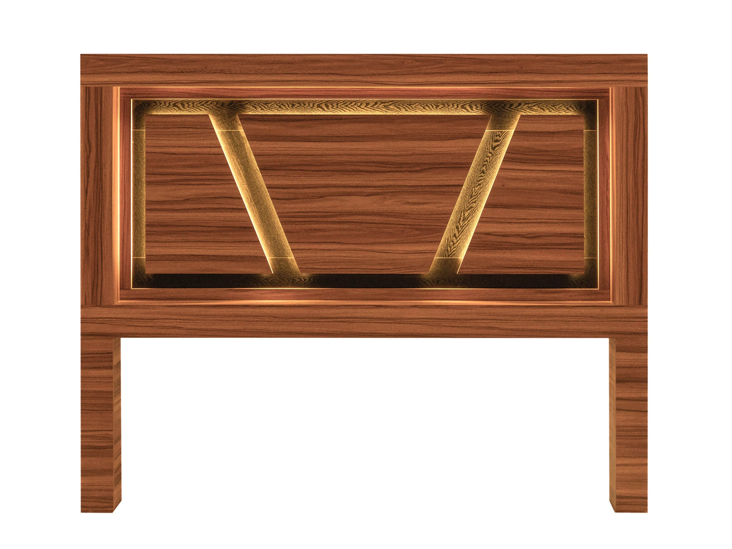 Cabecera King Size Lorvia - Nogal
